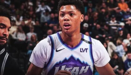 百家乐平台app-未来可期！贝利20岁之前单场砍下25分，成为爵士队史第一位